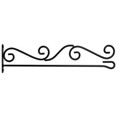 Anley Garden Flags Wall Scroll Hanger – Iron Horizontal Garden Flag Pole Holder