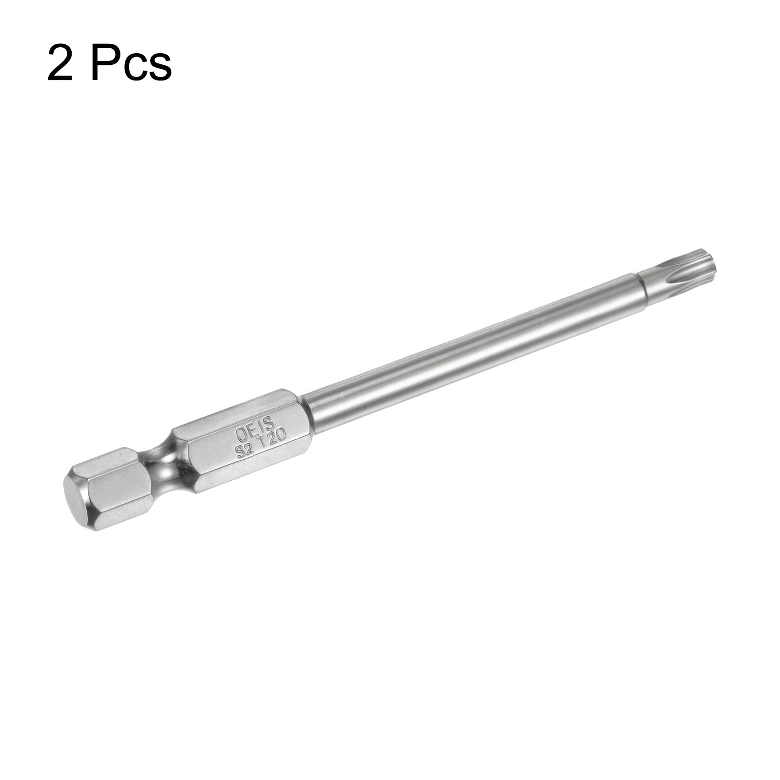 2pcs T20 Security Torx Bit 1/4" Hex Shank 3" Long Tamper Resistant Star Bits gallery