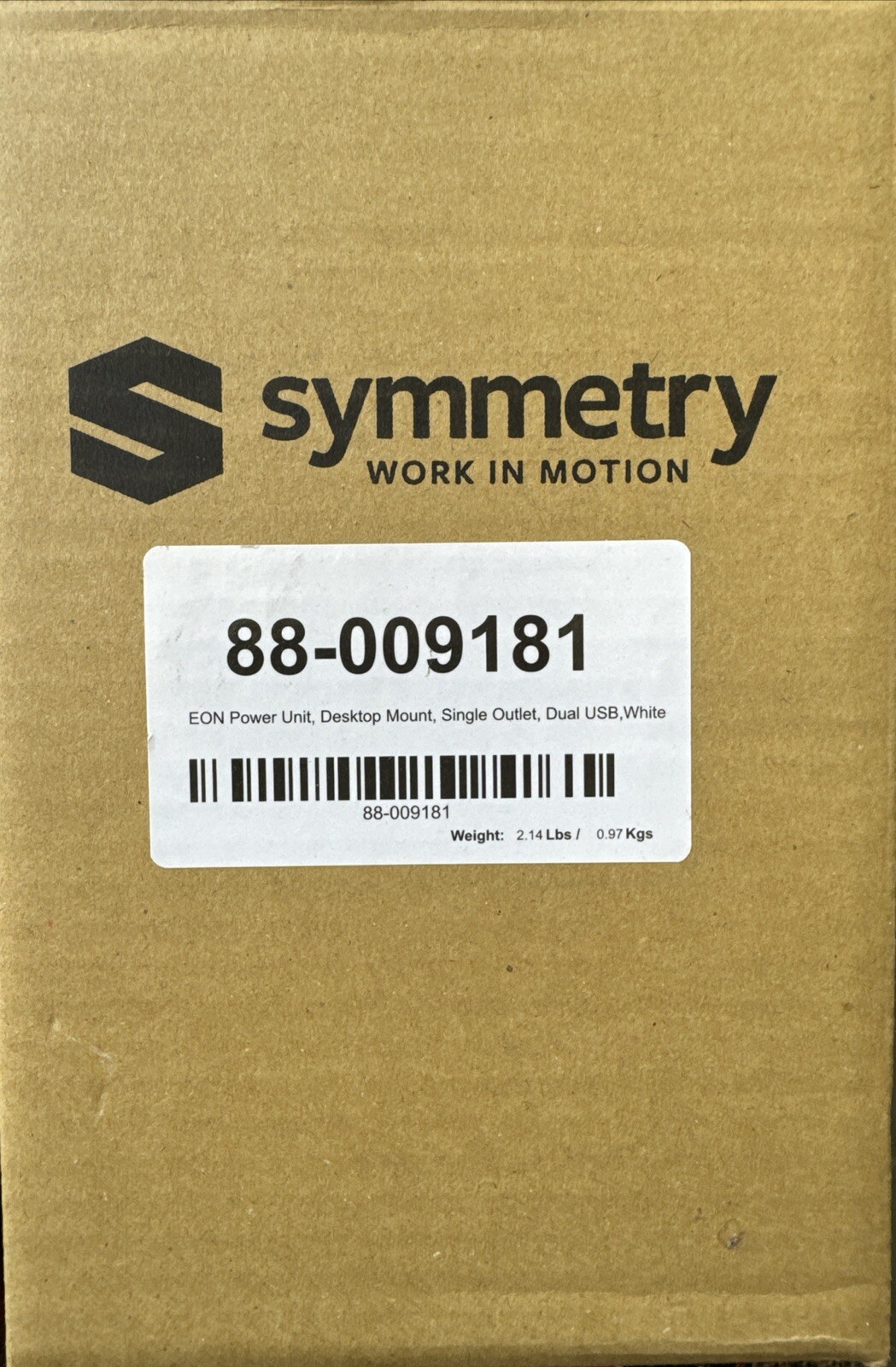 Electric Single Outlet Dual USB~EON PRW Unit Desk~NEW~Symmetry~HAT~HERMAN MILLER gallery
