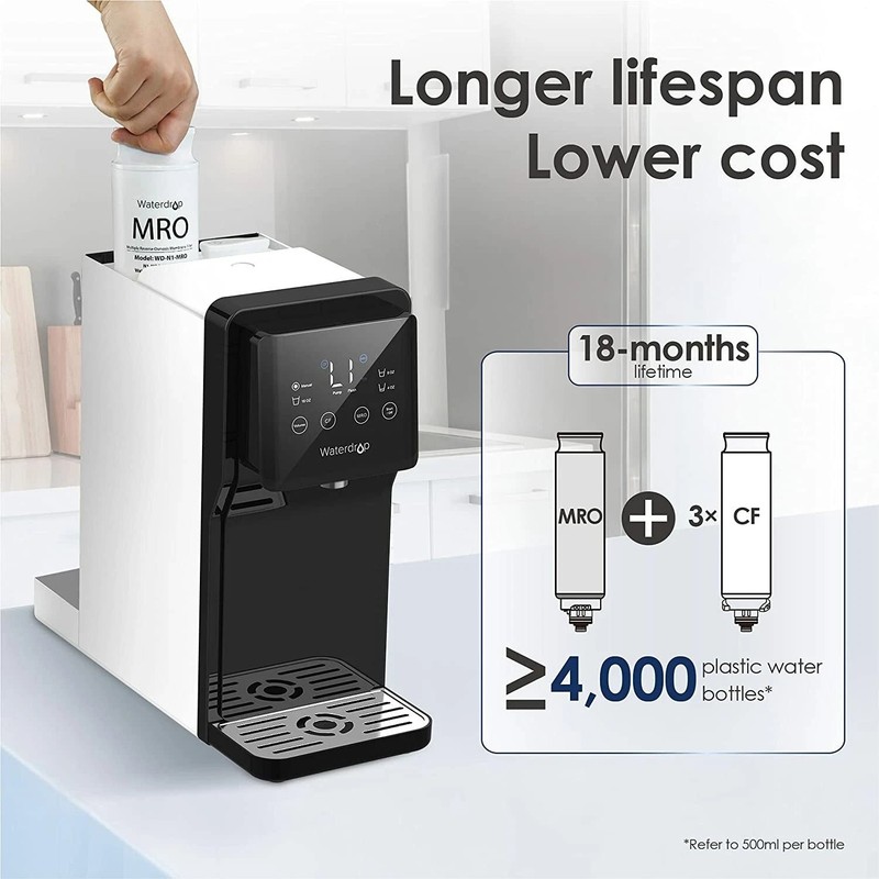Waterdrop N1 Countertop Reverse Osmosis System, TDS Reduction gallery