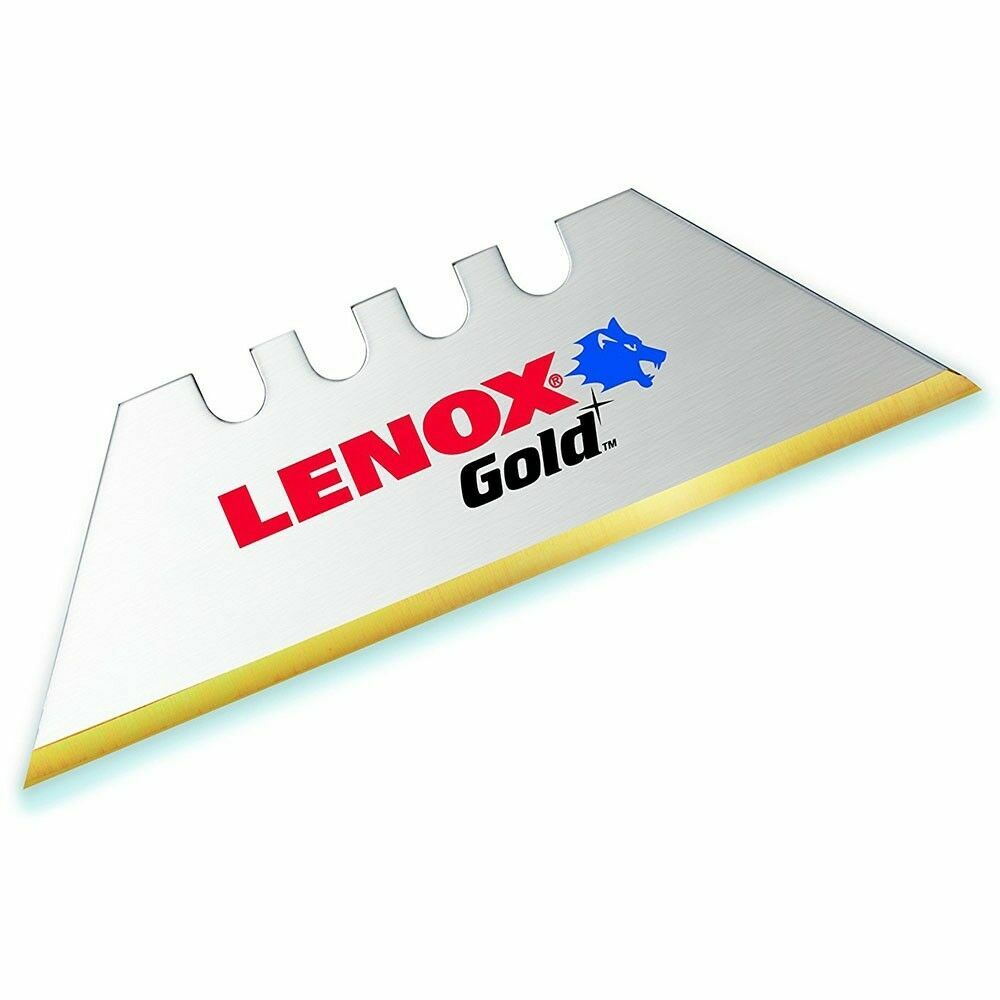 Lenox 20353-SSRK1 Gold Quick Change Retractable Knife With Titanium Edge 5 Pack gallery
