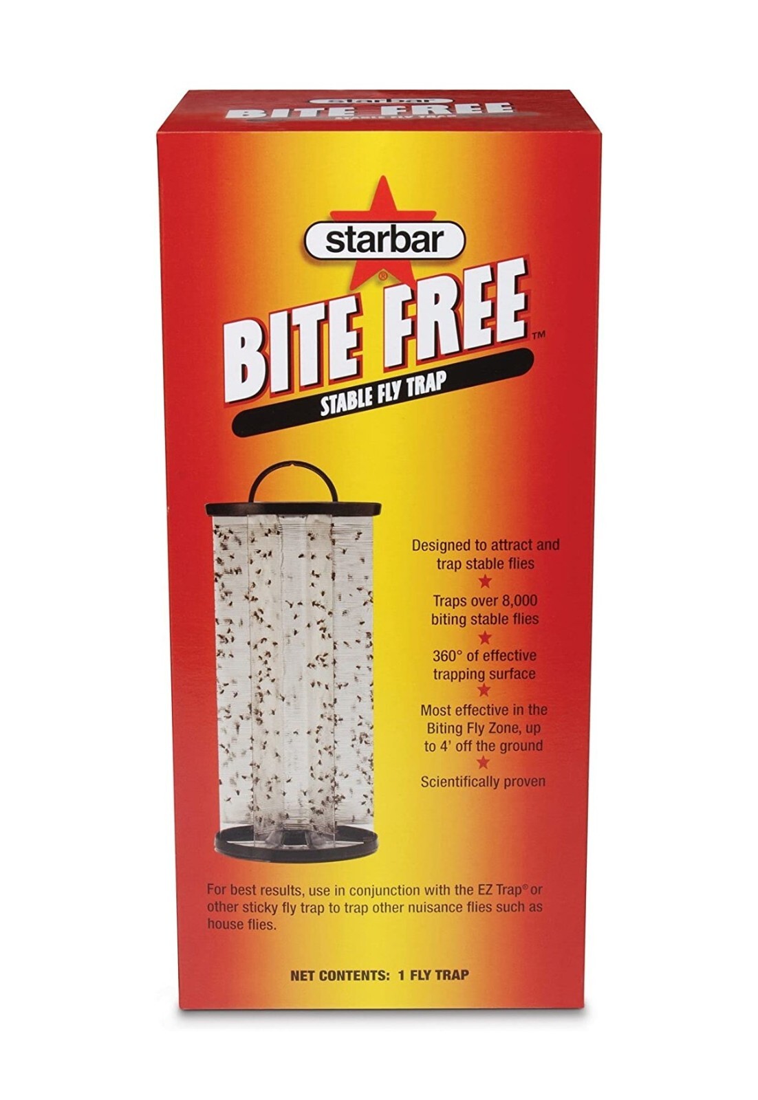 Starbar Bite-Free Stable Fly Trap Catches Stable Flies by Zoecon gallery