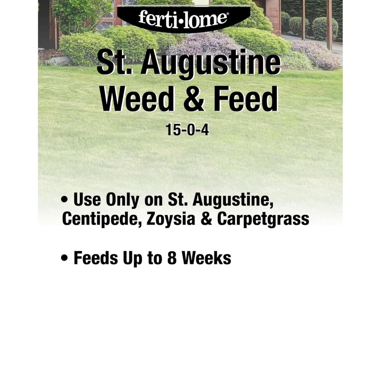 Fertilome St. Augustine 15-0-4 Weed & Feed Lawn Fertilizer, 25.6lbs gallery
