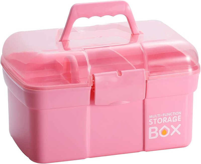 Rectangular Storage Box with Handle and Removable Compartment for Easy Transport gallery
