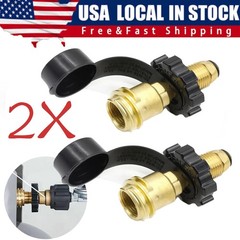 Propane Tank Adapter Universal Converts POL to QCC1/Type 1 Hose Valve Regulators
