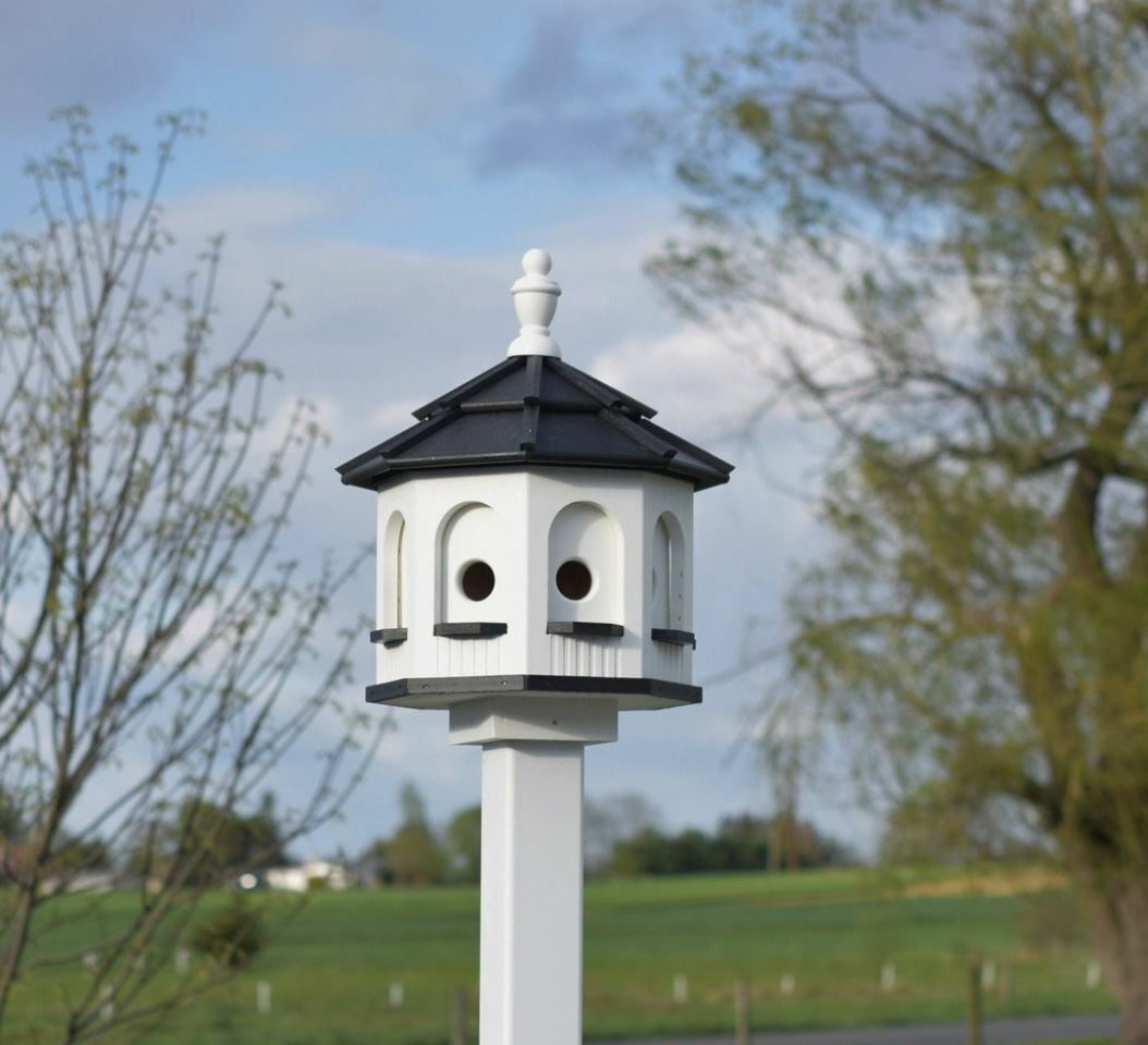 Birdhouse | Poly Gazebo Birdhouse | 4 rooms | Amish handmade | Made in USA gallery