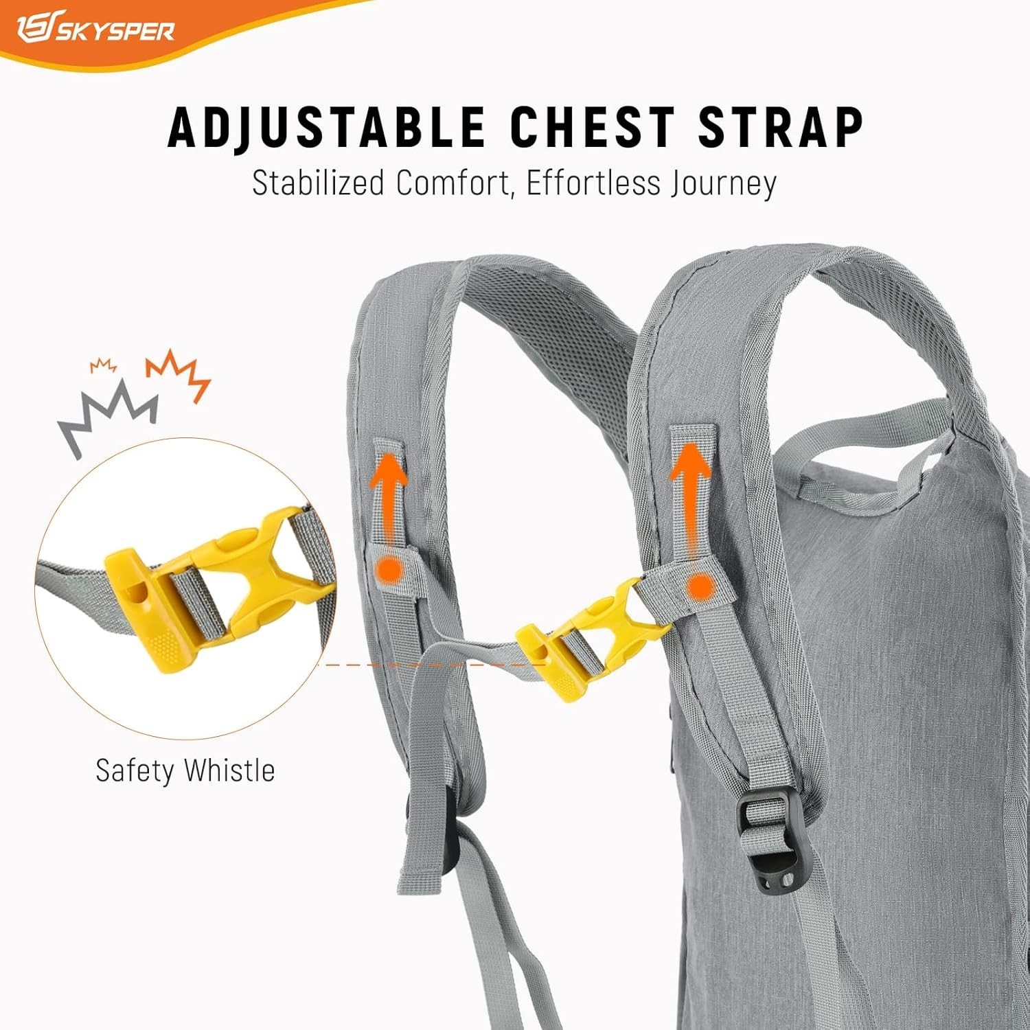 15L/20L Foldable Hiking Backpack Lightweight Packable Travel Daypack with Che... 5