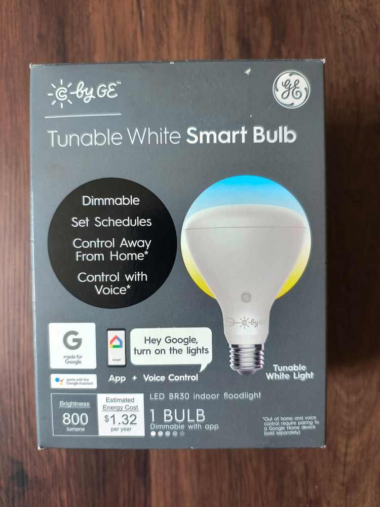 Tunable White Smart LED Bulb Dimmable Indoor Floodlight Bulbs C by GE BR30