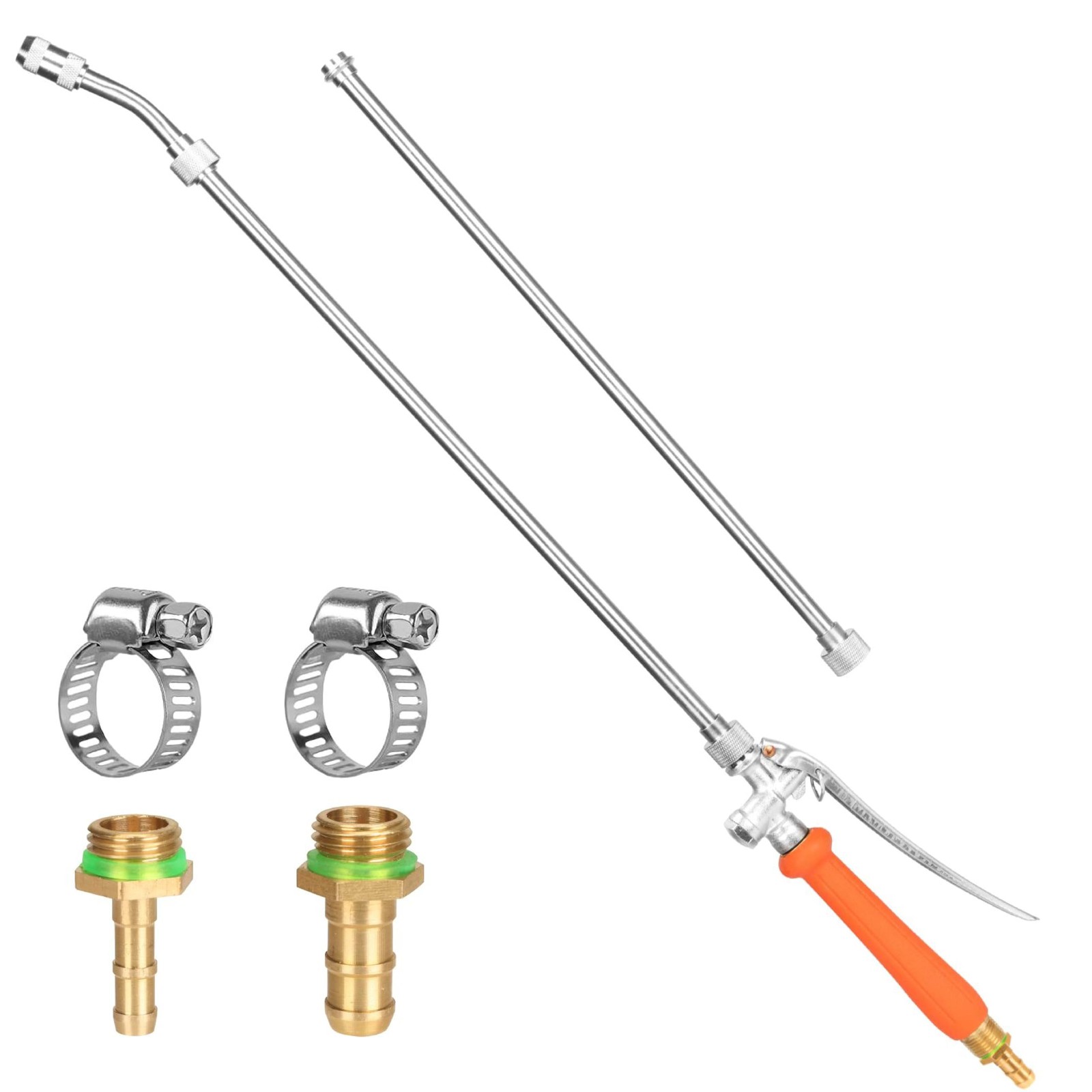 44" All Metal Replacement Sprayer Wand - 1/4" & 3/8" Brass Barb - Built-in gallery