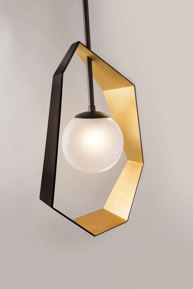 4W 1 LED Small Pendant - 11.5 Inches Wide by 24 Inches High-Bronze Finish - gallery