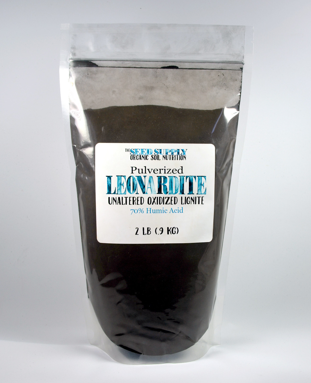 2 Lb Pulverized Leonardite Unaltered Oxidized Lignite 70% Humic Acid Fertilizer gallery