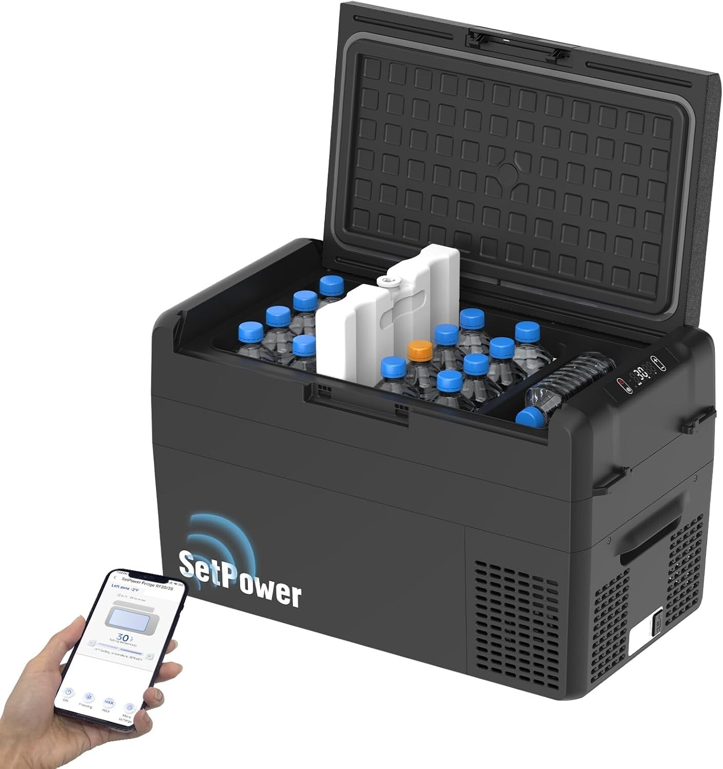 Setpower RF25 Car Refrigerator 12V Portable Fridge for Camping Truck Van RV SUV gallery