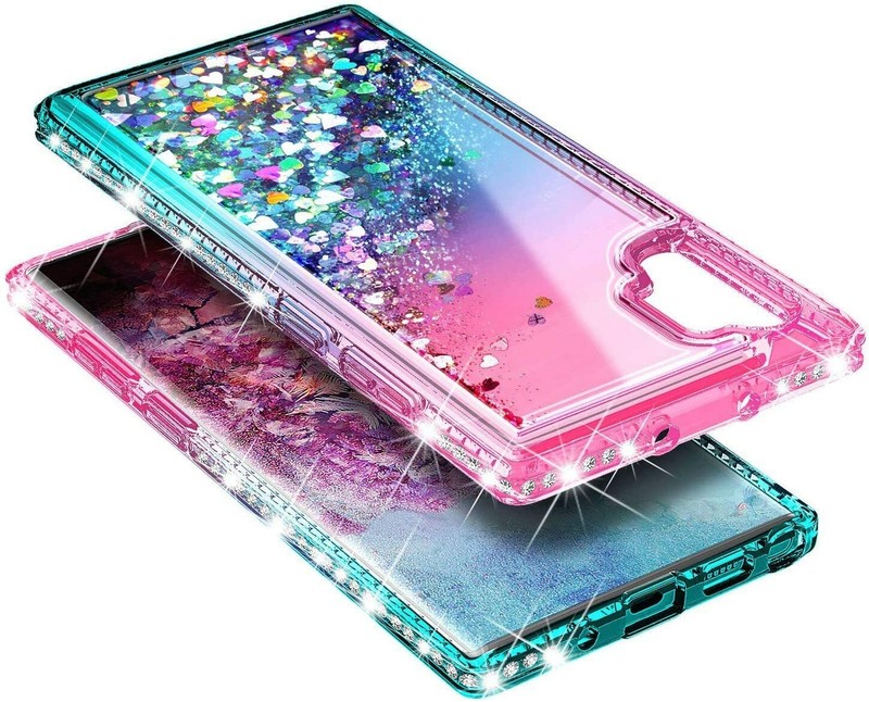 For Samsung Galaxy Note 10 10+ Plus Glitter Case Ring Holder w/ Screen Protector gallery