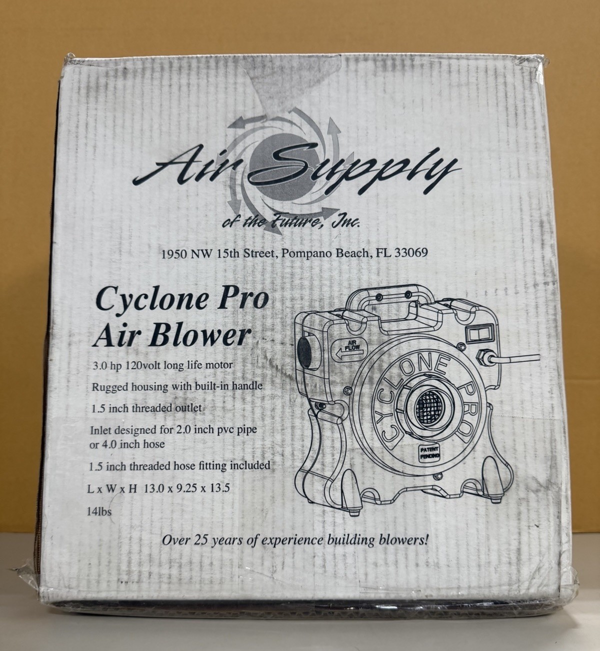 Air Supply Cyclone Pro 3HP Air Blower Pool Liner & Vinyl Liner Vacuum 1-4128100P gallery