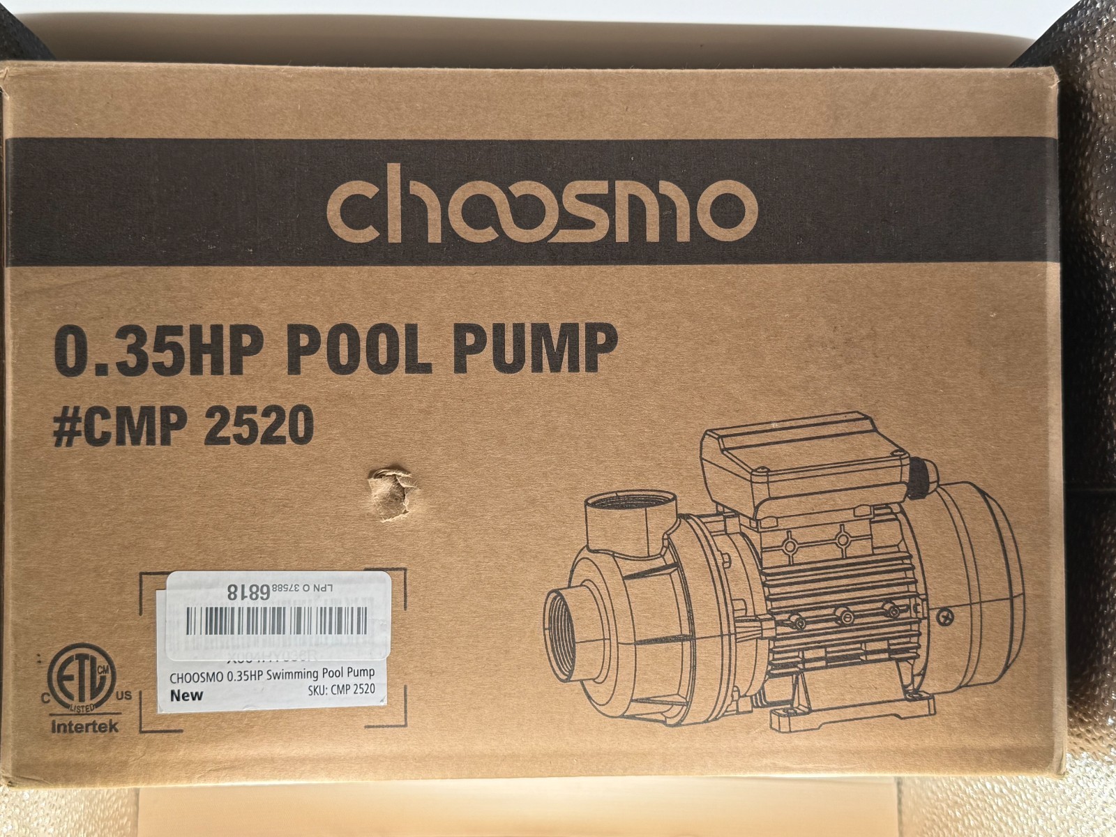 CHOOSMO Powerful Pool Pump 1/3HP 2640GPH Replacement for Sand Filter Systems gallery