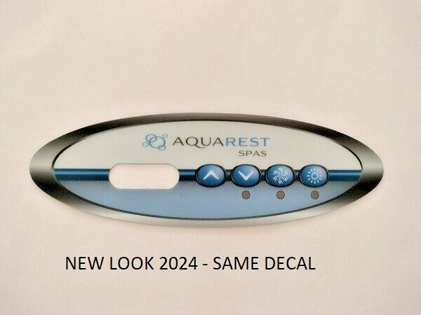 DREAM MAKER / AQUAREST SPAS - DIGITAL TOPSIDE CONTROLLER OVERLAY DECAL gallery