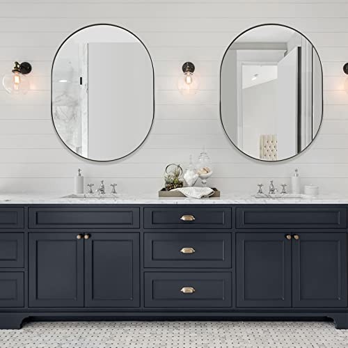 Rustproof Oval Mirror for Bathroom, 30x40 Inch Mirrors for 40"L x 30"W Chrome gallery