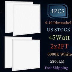 2×2(FT) 45Watt LED Troffer Panel Light Recessed Dimmable Dropped Ceiling Fixture