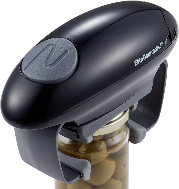 High Power Torque Automatic Battery Operated Electric Jar Opener Black/Gray gallery