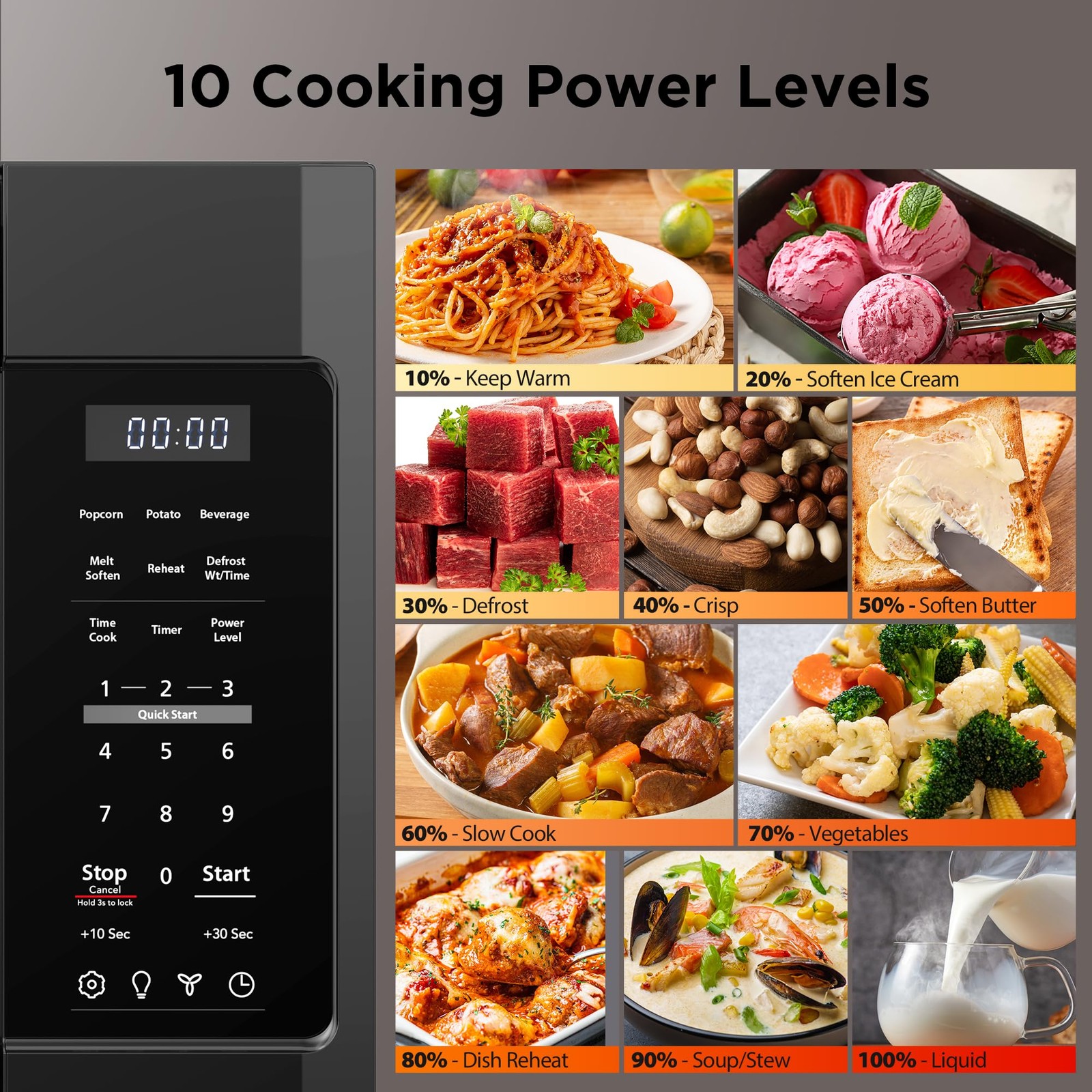 BLACK+DECKER Over the Range Microwave Oven with Vent and OneTouch Auto Cookin... gallery
