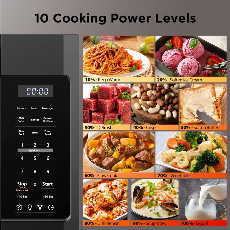 BLACK+DECKER Over the Range Microwave Oven with Vent and OneTouch Auto Cookin... gallery