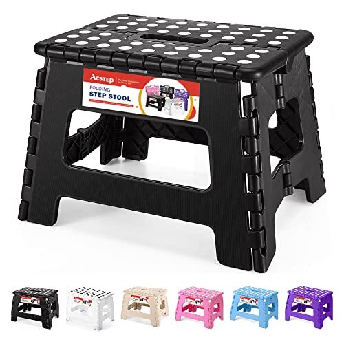 Foldable Step Stool Small Collapsible Folding Durable Fold Up Heavy Duty No gallery