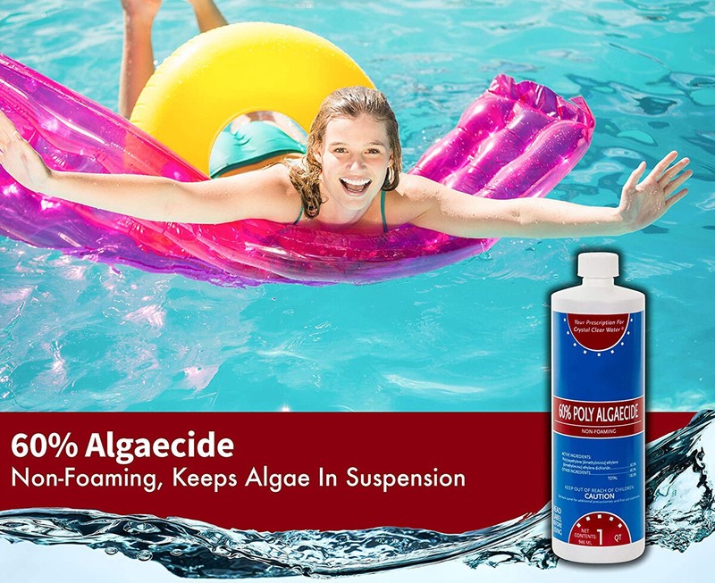 Algaecide 60 Plus Prevent Algae Swimming Pool Chemical - 32 oz (Choose Quantity) gallery