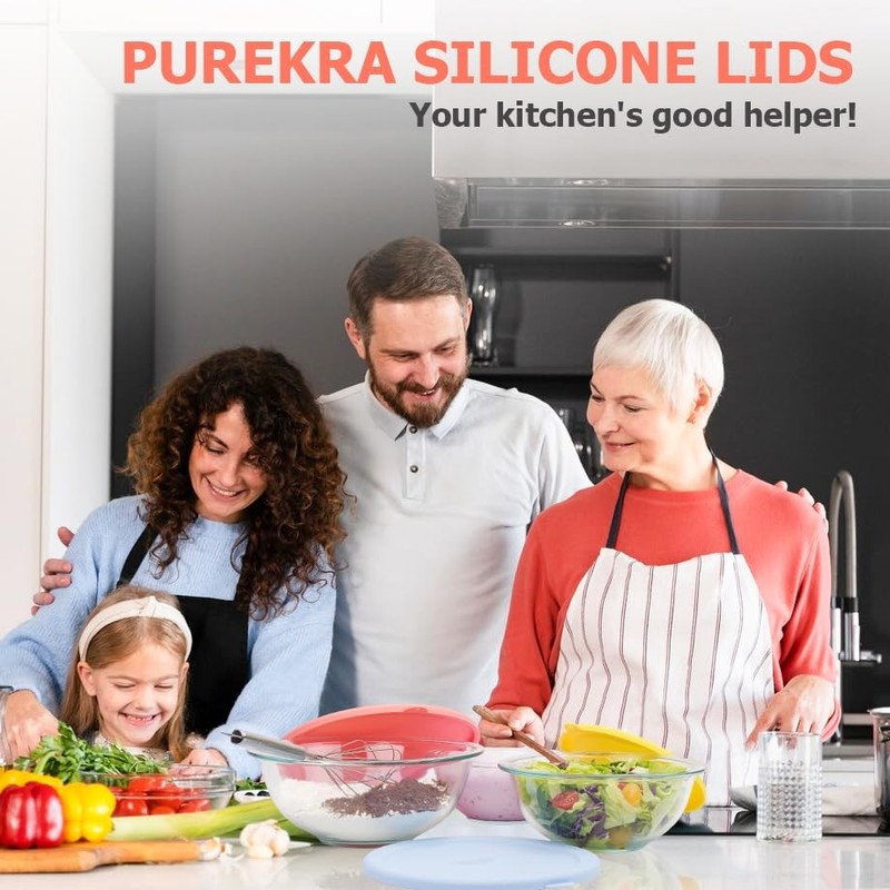 Silicone Replacement Lids Only Fit for Pyrex 322 1 Quart | 323 1.5 Quart | 32... gallery