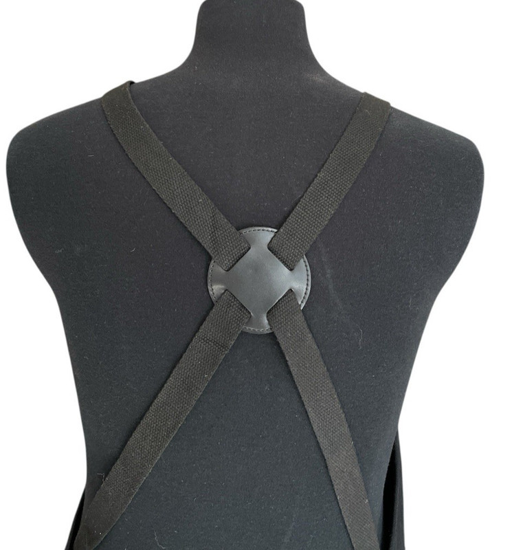 Canvas Work Apron HUDSON Durable Goods Black Waxed Pockets Carpentry Welder BBQ gallery