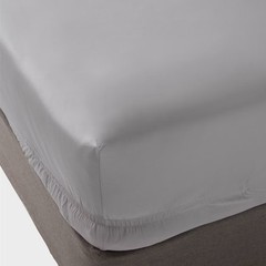 Queen 400 Thread Count Performance Fitted Sheet Classic Gray – Threshold: Cotton