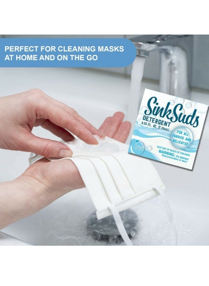 8Pk- SinkSuds Laundry Detergent | Travel Size Liquid Soap | TSA Compliant gallery