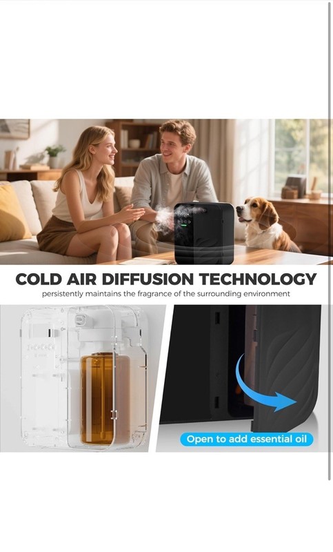 Smart Waterless Diffuser 5000 Sq.Ft 35DB 7 Day Timer & App Control NEW DENTED BO gallery