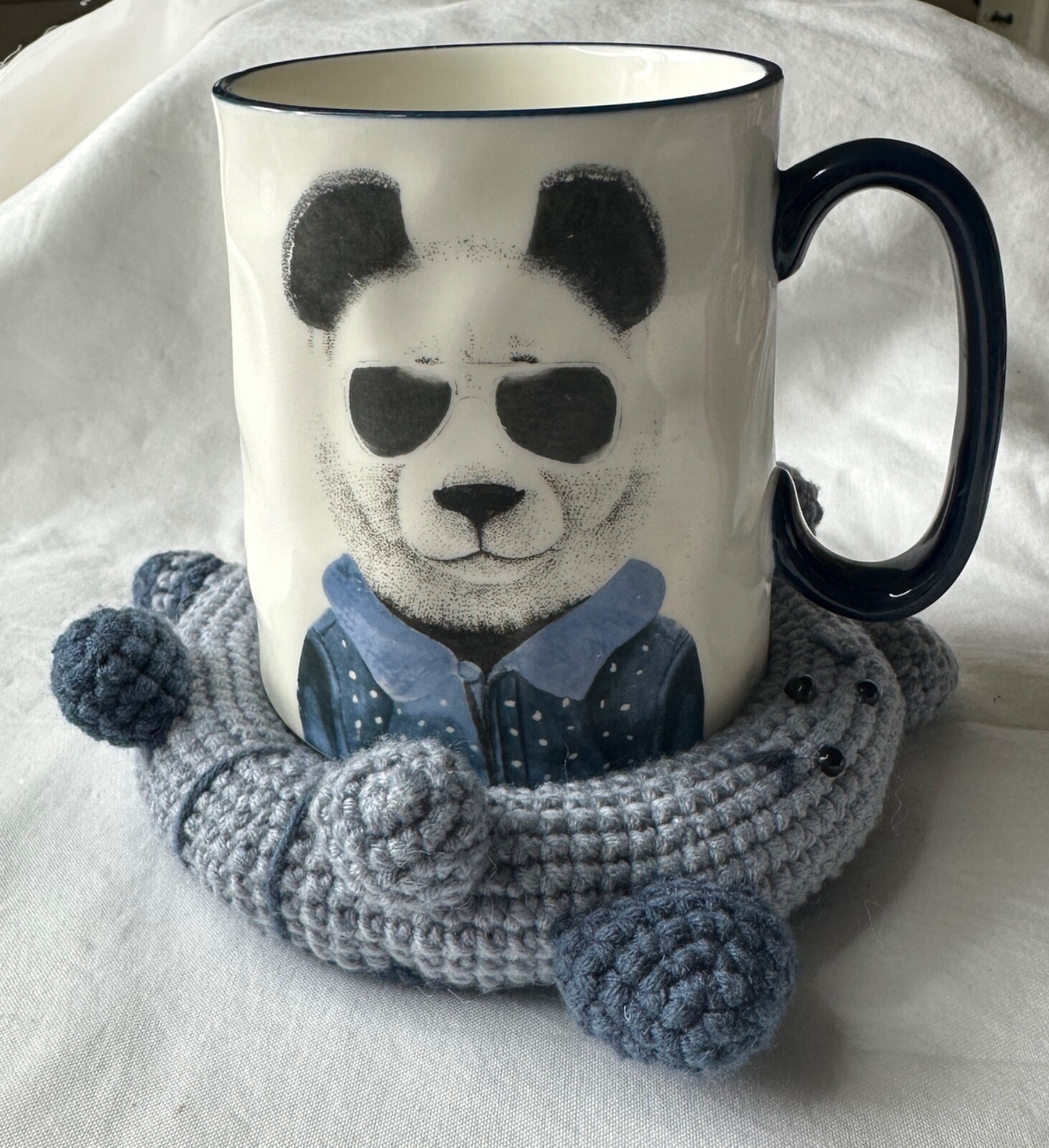 Handmade Crochet Cartoon Coaster -Finished Product (Coaster only) gallery