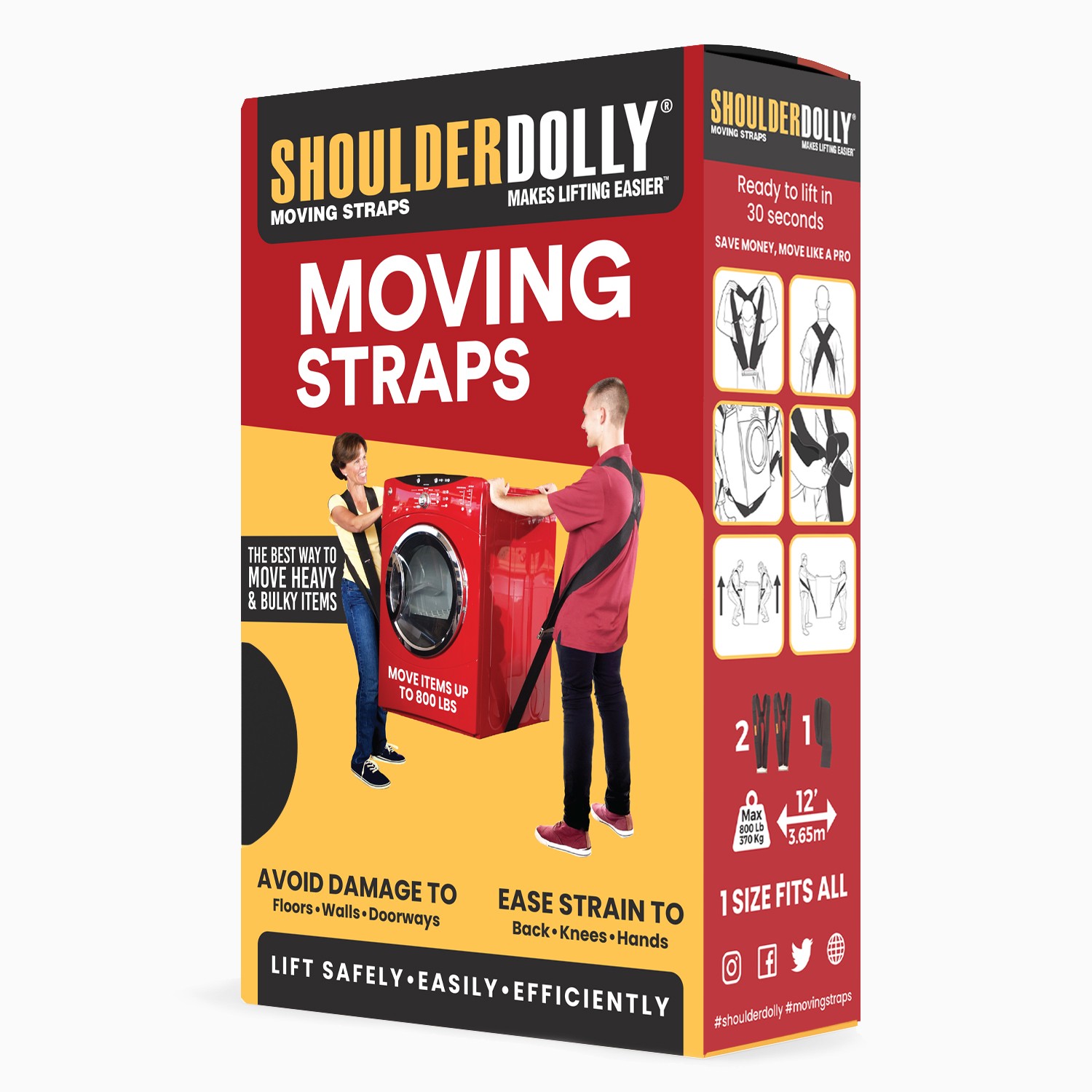ShoulderDolly Convertible Lifting Strap 800 lb gallery