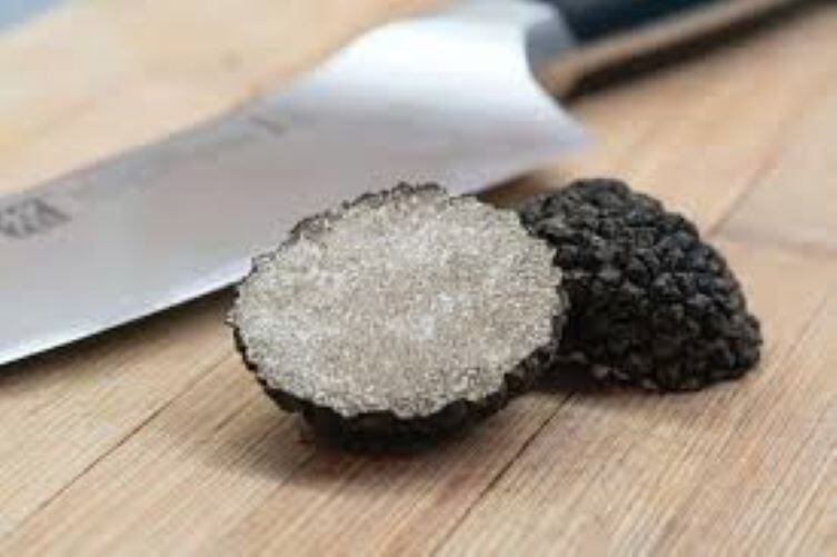 Precious Italian fresh black truffles. Black truffle 280g. 9.9 oz. Mushrooms. gallery