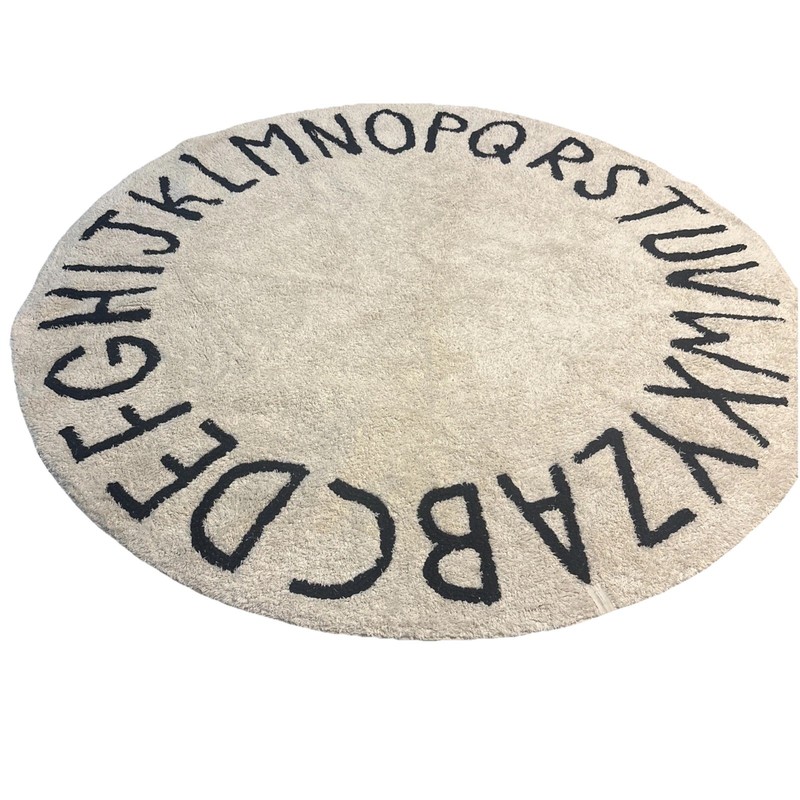 Lorena Canals Machine Washable ABC Round Rug Pottery Barn Kids Carpet Decor gallery
