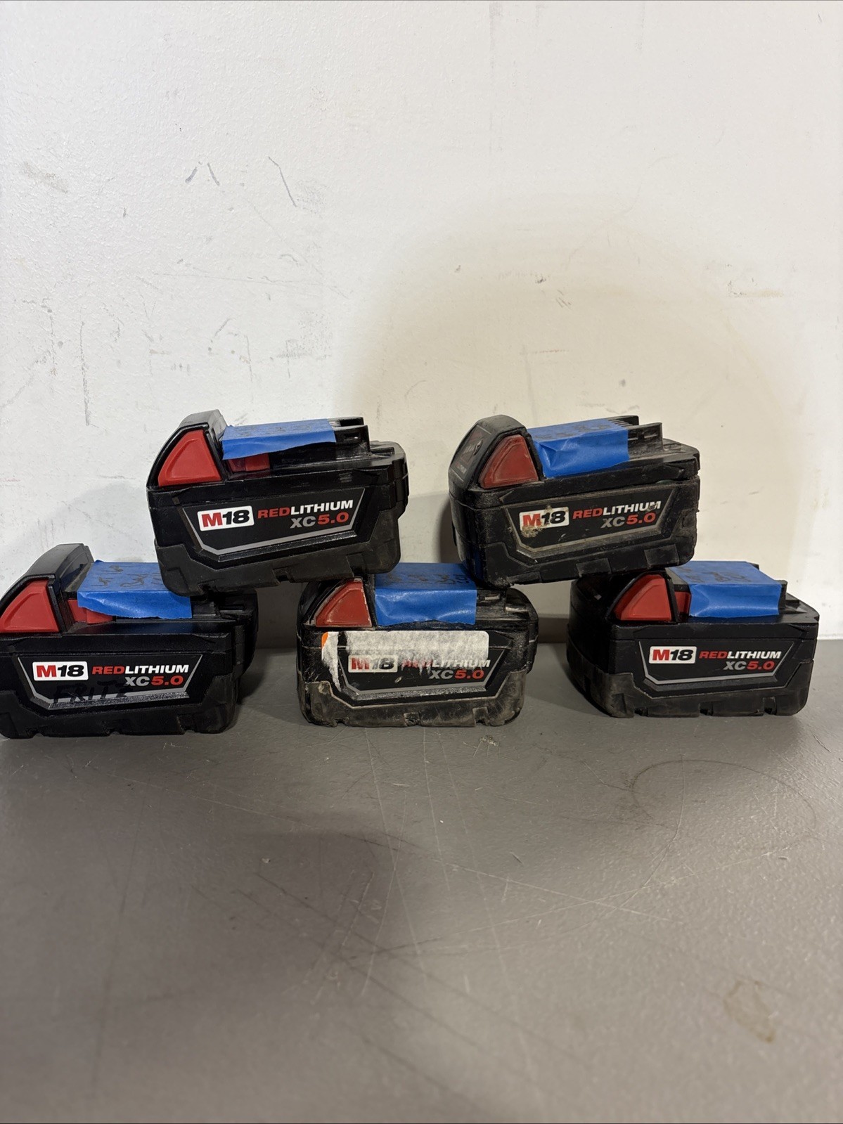 Milwaukee M18 REDLITHIUM XC5.0 Battery (5) - FOR PARTS OR REPAIR gallery