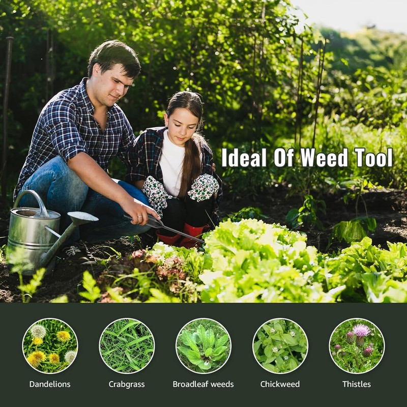 Weed Puller Tool Garden Weed Pulling Tool, Portable Garden Weeder Tool Uprooting gallery
