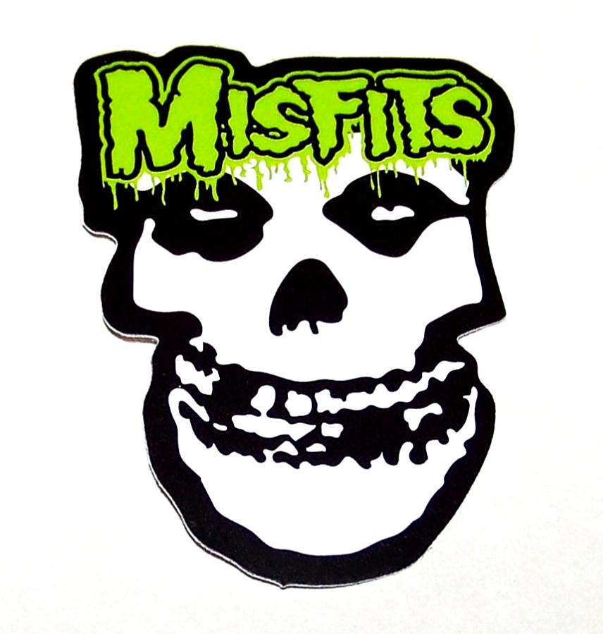 THE MISFITS - Logo Die Cut Sticker Decal Music Band Rock Punk The Misfits gallery