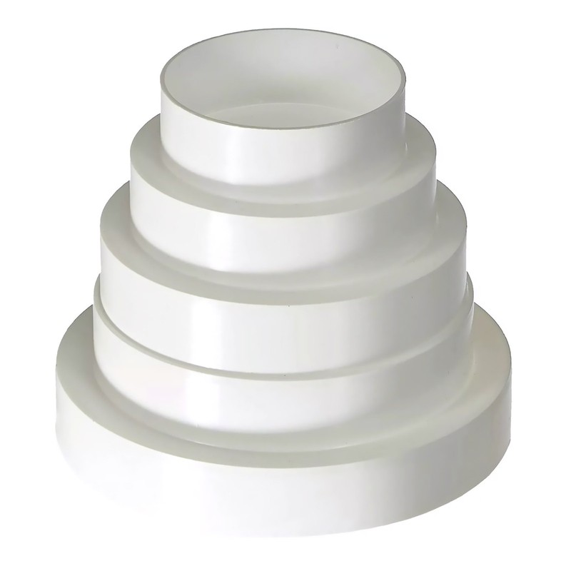High Quality Plastic Ventilation Systems Tube Reducer Universal Connector gallery