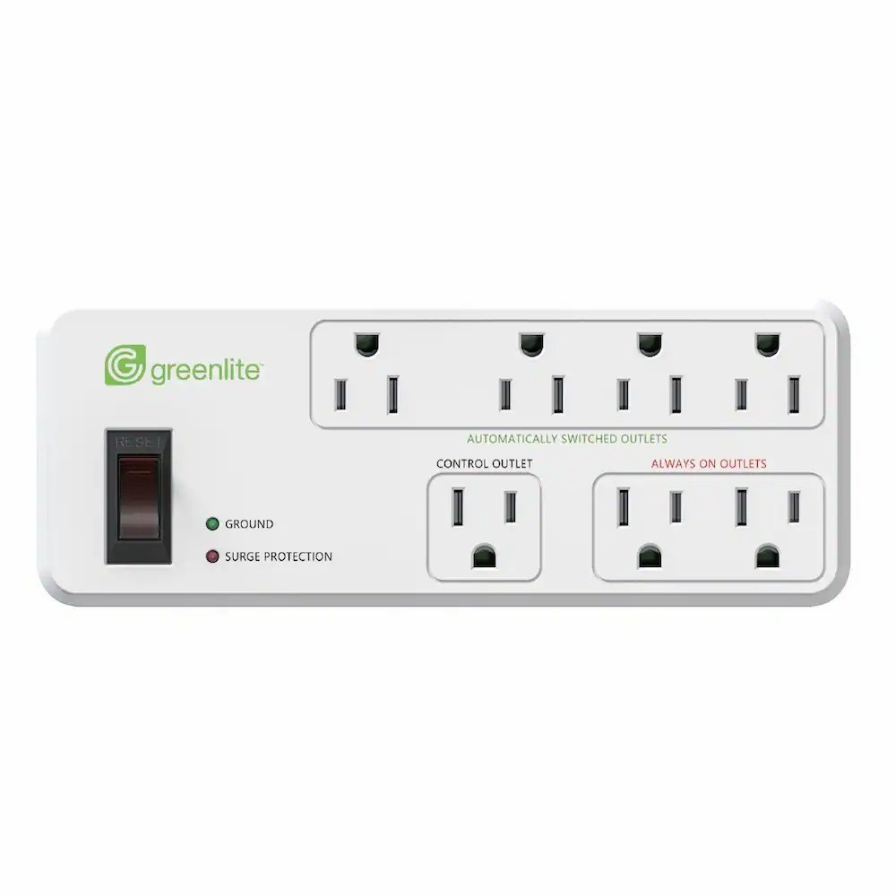 Greenlite 3 ft 7 Outlet Indoor Power Strip White gallery
