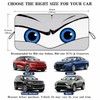 Windshield Sun Shade for SUV, 63 x 31.5 Foldable Front Medium Gray Angry Eyes gallery