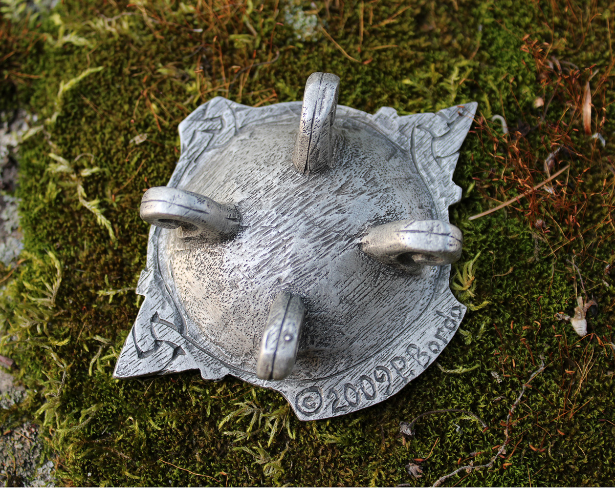 Pewter Moon Phase Offering Bowl - Wicca Pagan Altar Ritual Supplies Dryad Design gallery