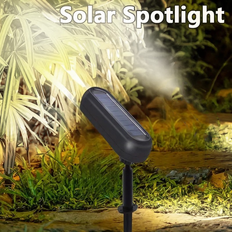 LED Solar Spotlights Outdoor Waterproof Adjustable Lights for Garden & Patio US gallery
