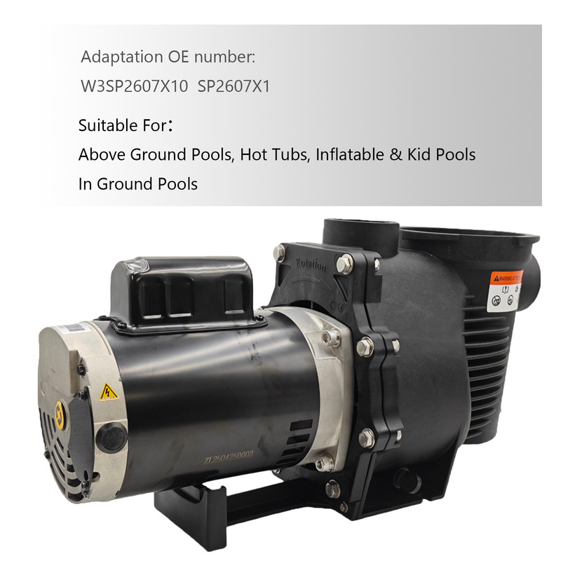 Pool Pump Single Speed Super Pump W3SP2607X10 for Hayward Swimming pool pump NEW gallery