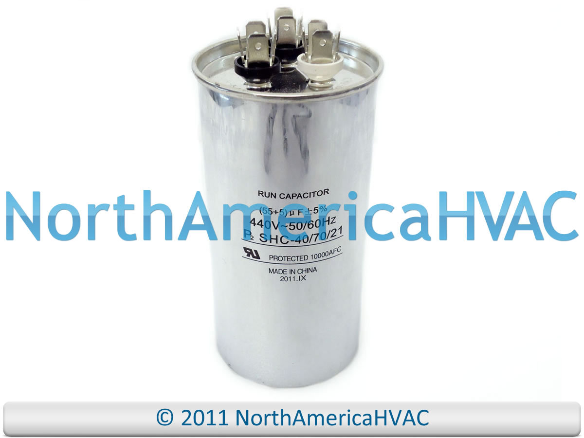 ClimaTek Dual Run Capacitor 55 + 5 uf MFD 370 Volt Fits Diversitech 3GR0555 gallery