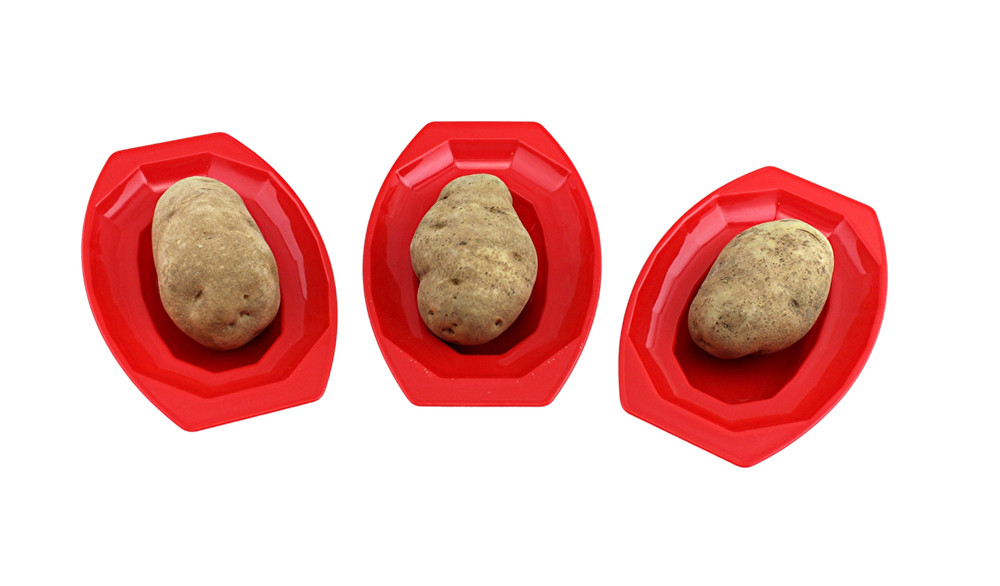 Dependable Industries 3 Pack Microwave Baked Potato Cooker BPA Free Plastic