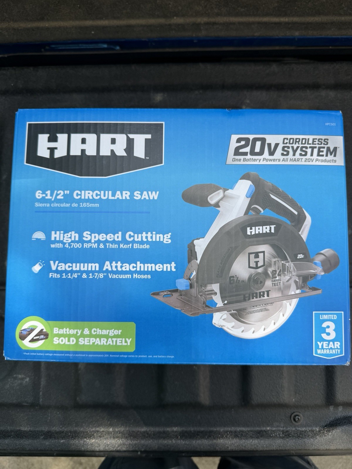 HART 20V CORDLESS 6- 1/2" CIRCULAR SAW BRAND NEW HPCS01 Tool Only. gallery
