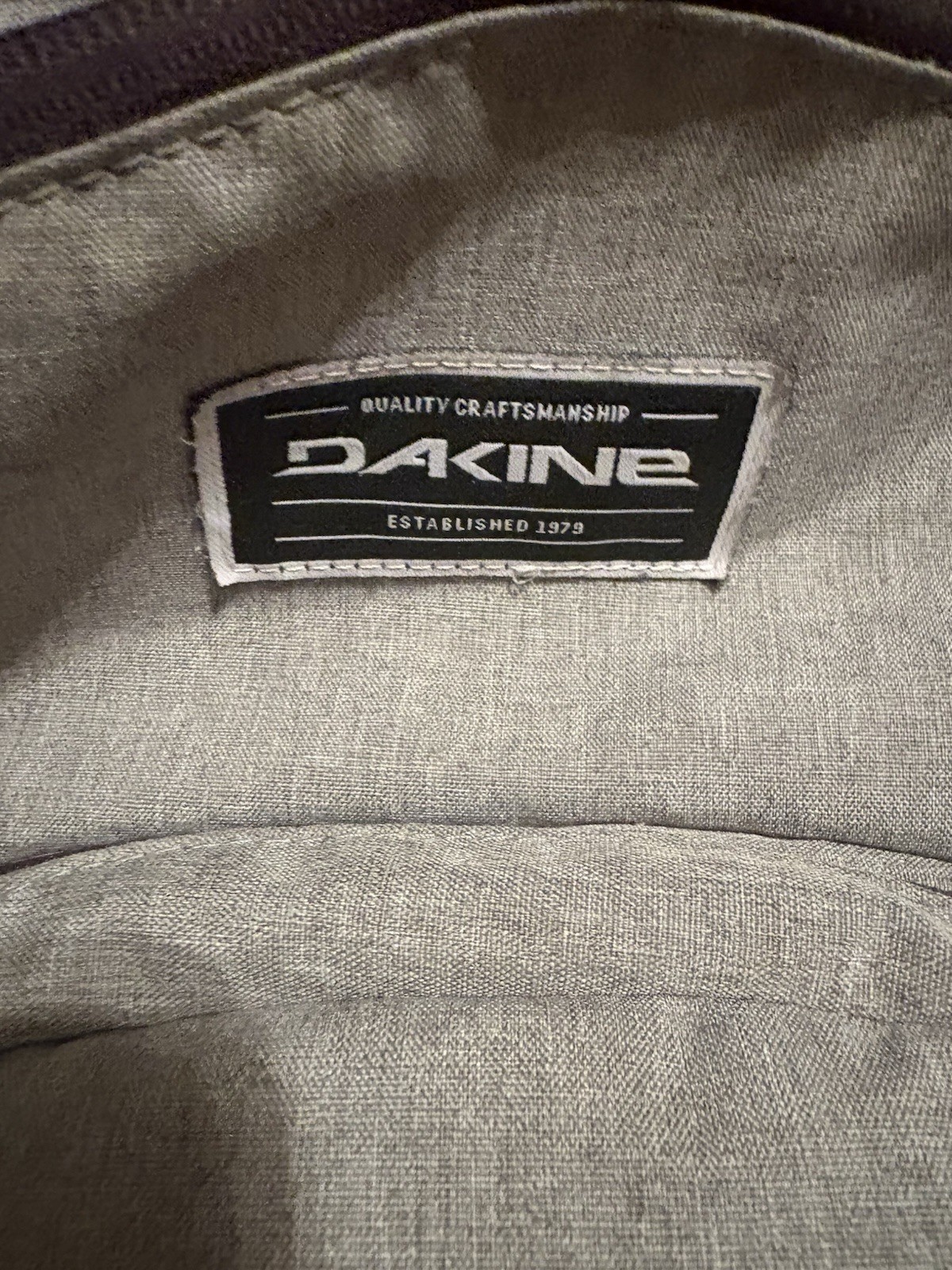 DAKINE Backpack Laptop Compartment Zip Closure 4 Pockets Gray/Black One Size 2