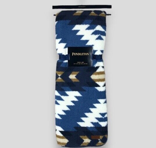 Pendleton Eagle River Multicolor Sherpa Throw Fleece Blanket Southwest Aztec gallery
